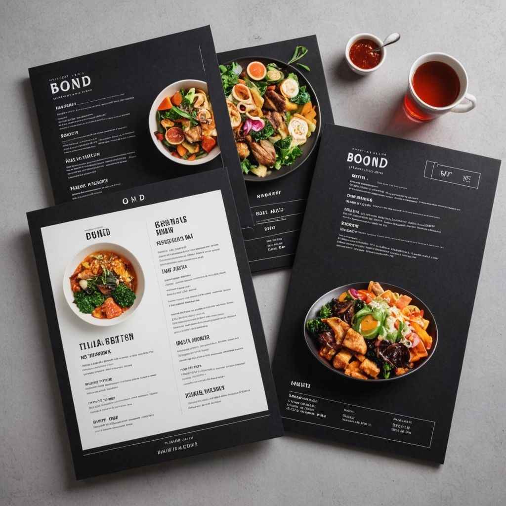 Bond Gloss Takeaway Menu