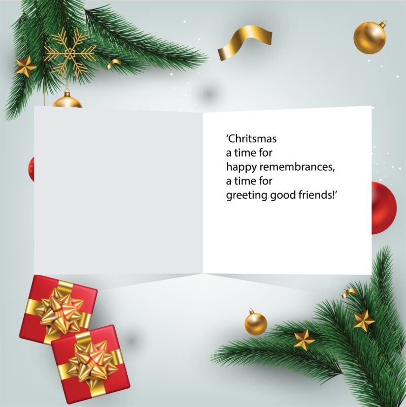 Premium Folded Christmas Cards – Custom Holiday Greetings in London - Image 4