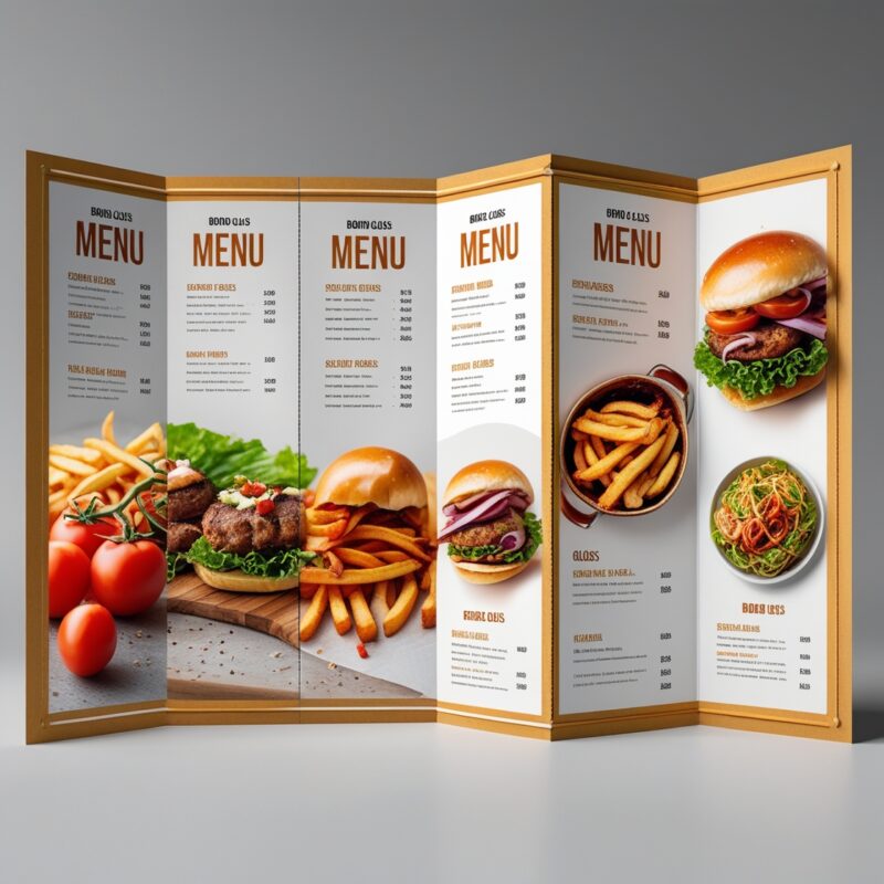 Premium Bond Gloss Finish for Long-Lasting Menus